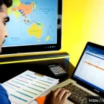 유통관리사 자격증과 해외 취업 - Photorealistic career-preparation scene in São Paulo, Brazil: a focused young Brazilian logistics pr...